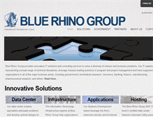 Tablet Screenshot of bluerhinogroup.com